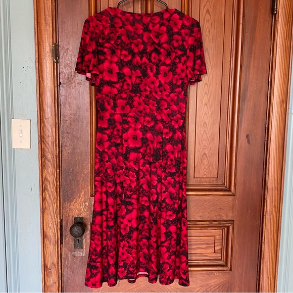 2000s Chaps Floral Dress - Picture 4 of 5